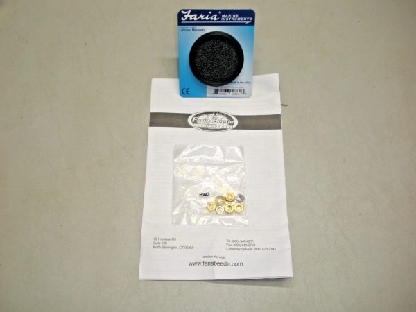 Faria 2" Black Euro Gauge Blank 12861, AP9475