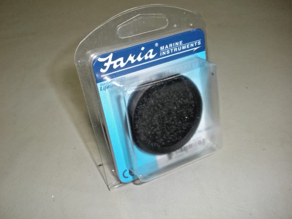 Faria 2" Black Euro Gauge Blank 12861, AP9475 - Image 3
