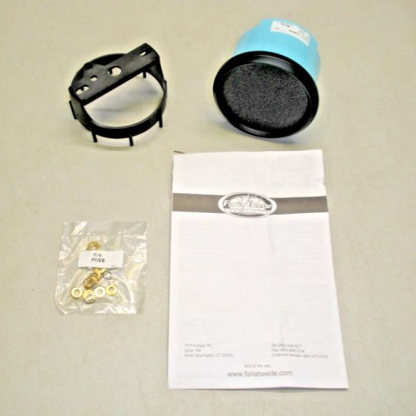 Faria 4" Black Euro Gauge Blank 32861, TC9640