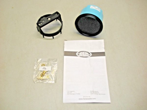 Faria 4" Black Euro Gauge Blank 32861, TC9640