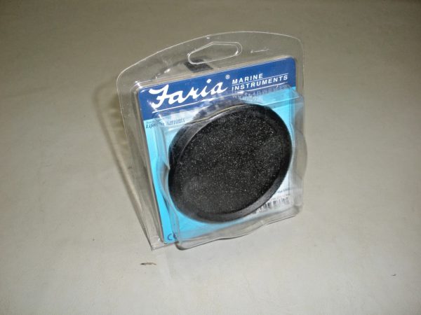 Faria 4" Black Euro Gauge Blank 32861, TC9640 - Image 2