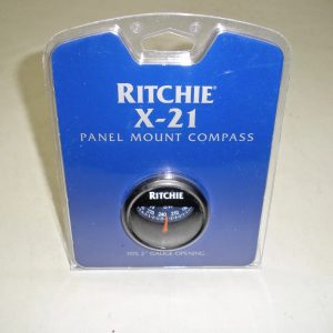 Ritchie 2" Lighted Panel Mount Compass X-21BU