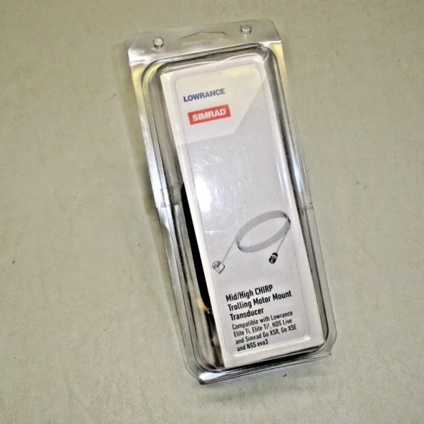 Simrad Lowrance BG Mid/ High CHIRP Trolling Motor Mount Transducer 000-14888-001