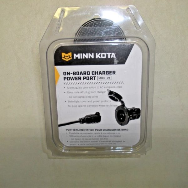 Minn Kota On Board Charger Power Port MKR-21. Part Number 1865108