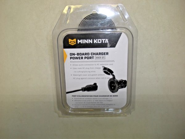 Minn Kota On Board Charger Power Port MKR-21. Part Number 1865108