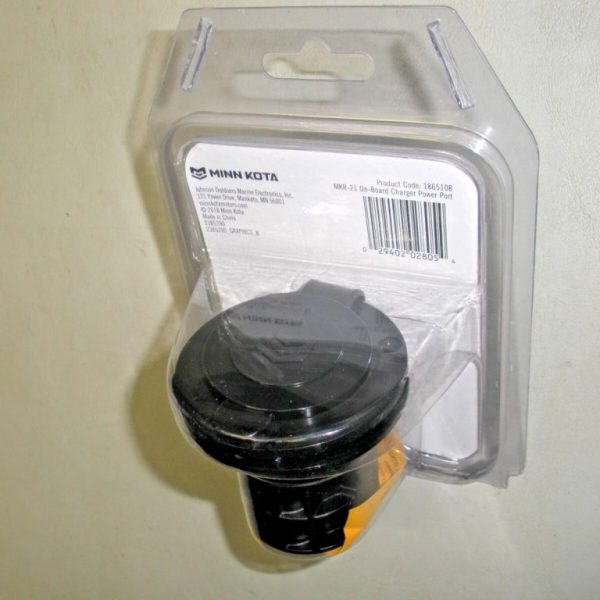 Minn Kota On Board Charger Power Port MKR-21. Part Number 1865108