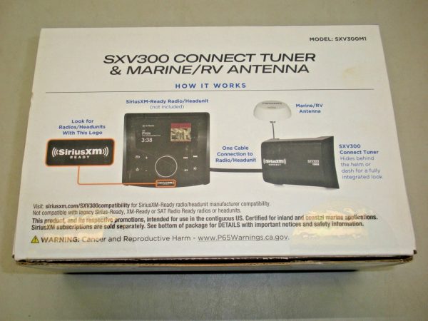 Sirius XM Connect Tuner and Marine/ RV Antenna SXV300 - Image 3