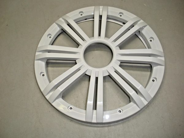 Kicker White 10" Marine Subwoofer Grille KMW10G. Part Number 41KMW10GW - Image 2