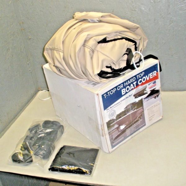Carver "Custom Fit" Boat Cover for Bulls Bay 2000 T-Top Center Console 26006A