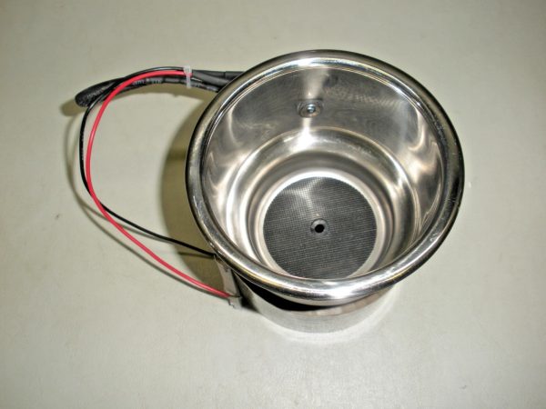 Set of (4) Deck Mate LED Lighted Stainless Steel Cup Holders PM-CH-PS-LB - Image 2