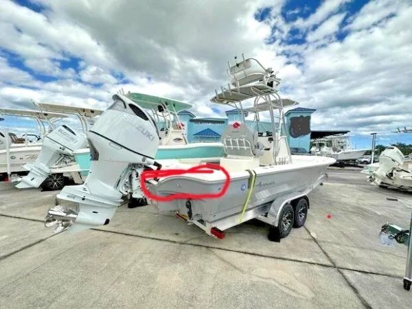 Avenger 26 Bay Star Port and Starboard Stern Rub Rail Sections