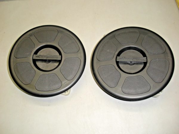 Qty (2) Armstrong 8" Black Vinyl Deck Plate DP-6