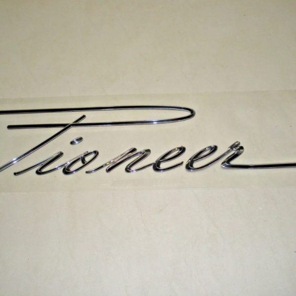 Genuine OEM Pioneer Boats "Pioneer" Nameplate Decal