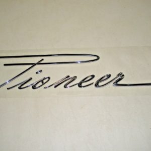 Genuine OEM Pioneer Boats "Pioneer" Nameplate Decal