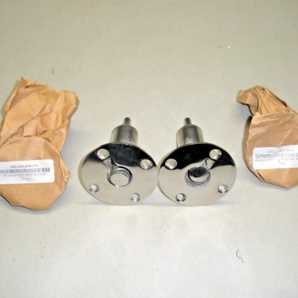Pioneer Boats/ Bulls Bay Boats Port and Starboard Removable Backrest Sockets Set