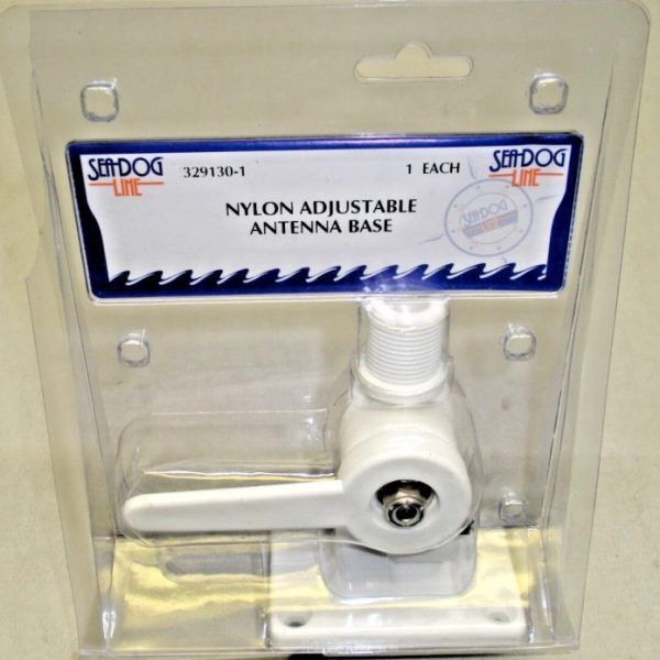Sea-Dog White Nylon Adjustable Antenna Base 329130-1