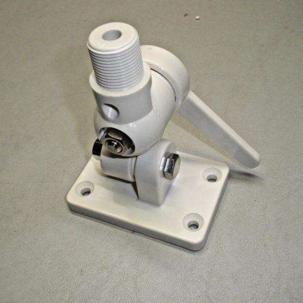 Genuine Shakespeare White Nylon Ratchet Antenna Base 4186-BP