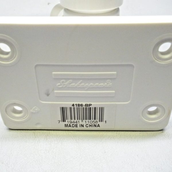 Genuine Shakespeare White Nylon Ratchet Antenna Base 4186-BP