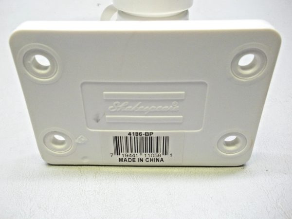 Genuine Shakespeare White Nylon Ratchet Antenna Base 4186-BP - Image 2