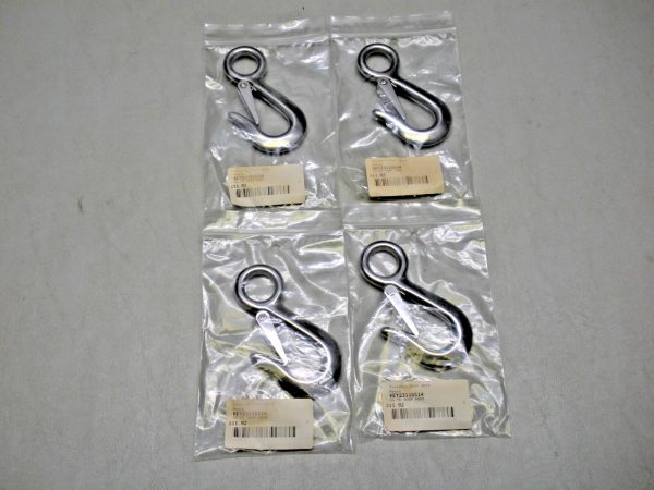 Set of (4) Keystone Stainless Steel 1/4" Snap Hooks 2311SS14