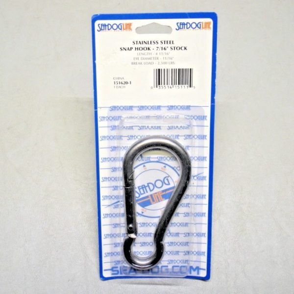 Sea-Dog Stainless Steel 7/16" Snap Hook 151620-1