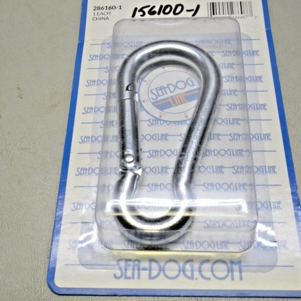 Set of (5) Sea-Dog Electro Galvanized Snap Hook 156100-1
