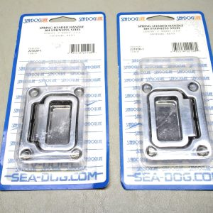 Qty (2) Sea-Dog 304 Stainless Steel Spring Loaded Lift Handle 221820-1