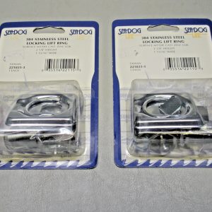 Qty (2) Sea-Dog 304 Stainless Steel Locking Lift Ring 221831-1