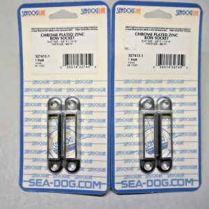 Qty (4) Sea-Dog Chrome Plated Zinc Bow Socket 327415-1