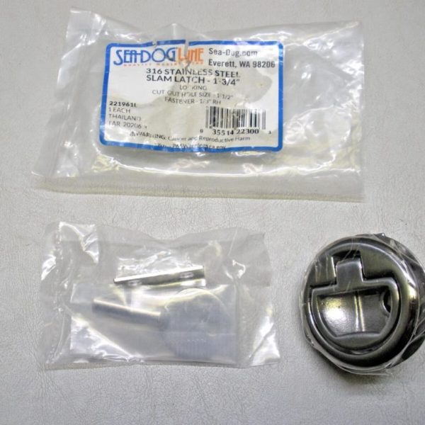 Sea-Dog 316 Stainless Steel Locking Cabinet Slam Latch 221961L
