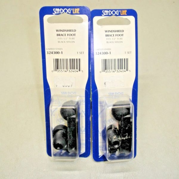 (2) Sets of Sea-Dog Windshield Brace Foot 324300-1