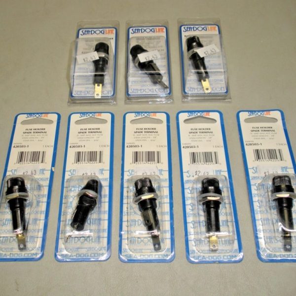 Qty (8) Sea-Dog Spade Terminal Fuse Holder 420503-1