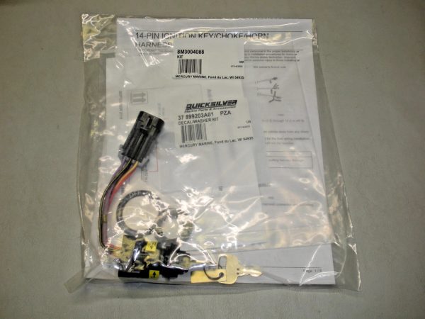 Mercury Quicksilver 24' Harness and Key Switch Assembly 84 896537K24 - Image 3