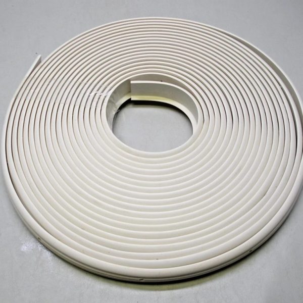 Taco Semi Rigid Frosty White Rub Rail V11-9811. 60' Length