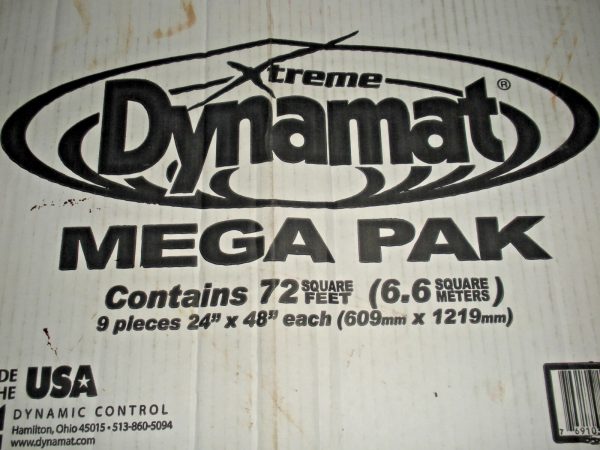 Dynamat Xtreme Mega Pack 10465 (9) Sheets 24" X 48" - Image 3
