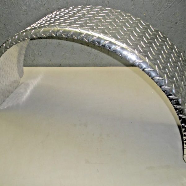 Tie Down Single Axle Aluminum Diamond Plate Trailer Fender 86585