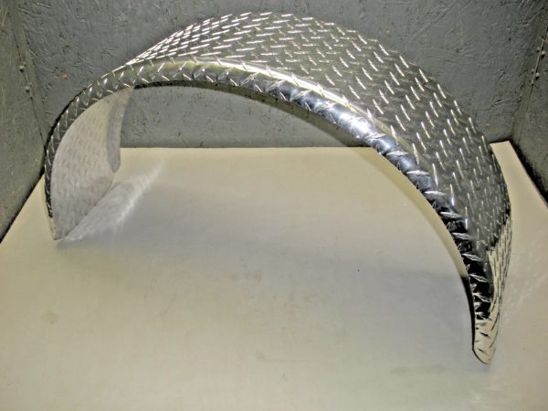 Tie Down Single Axle Aluminum Diamond Plate Trailer Fender 86585