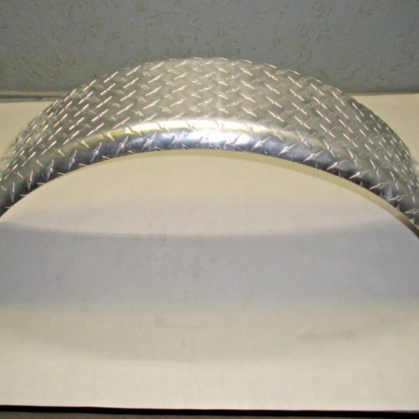 Tie Down Single Axle Aluminum Diamond Plate Trailer Fender 44837