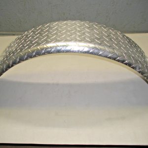 Tie Down Single Axle Aluminum Diamond Plate Trailer Fender 44837
