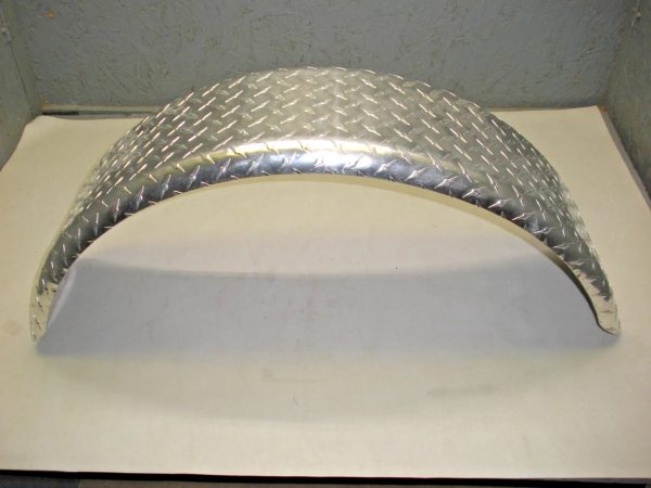 Tie Down Single Axle Aluminum Diamond Plate Trailer Fender 44837