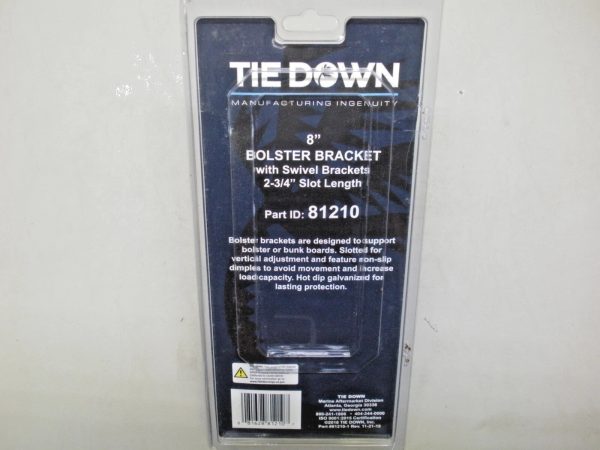 Tie Down 8" Boat Trailer Bunk Bolster Bracket With Swivel Brackets 81210 - Image 2