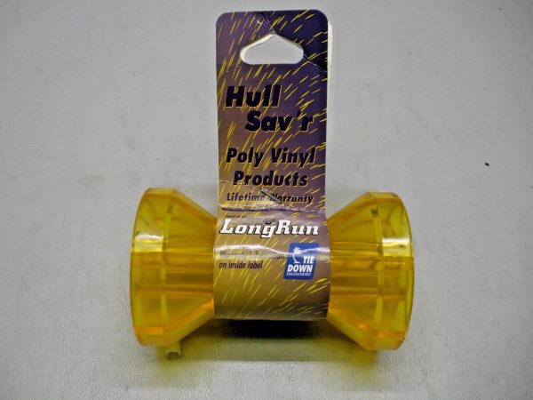 Tie Down Long Run Hull Sav'r 5" Amber Poly Vinyl Spool Type Keel Roller 86283