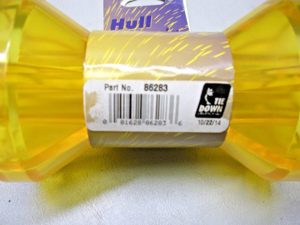 Tie Down Long Run Hull Sav'r 5" Amber Poly Vinyl Spool Type Keel Roller 86283 - Image 2