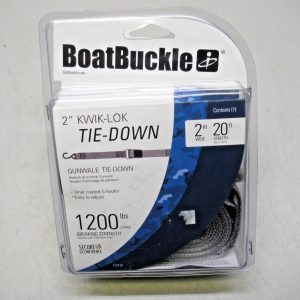 "Boat Buckle" 2" Pro Series Kwik-Lok Gunwale Boat Tie Down 20' F13116