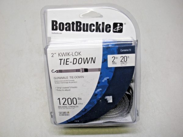 "Boat Buckle" 2" Pro Series Kwik-Lok Gunwale Boat Tie Down 20' F13116