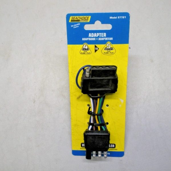 Seachoice Flat 4 To Flat 5 Trailer Wiring Adapter 57721