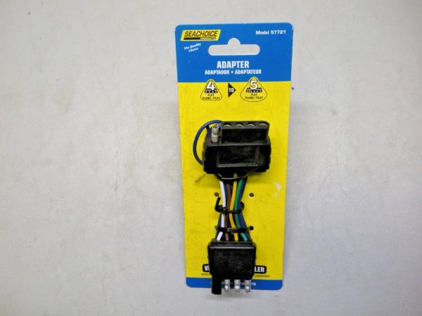 Seachoice Flat 4 To Flat 5 Trailer Wiring Adapter 57721