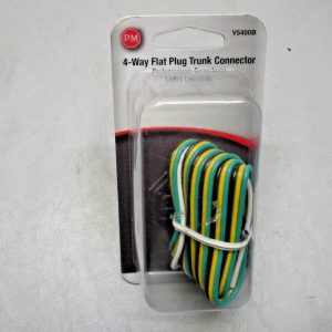 Peterson Flat 4 Way Trailer Connector Plug V5400B (Vehicle Side)