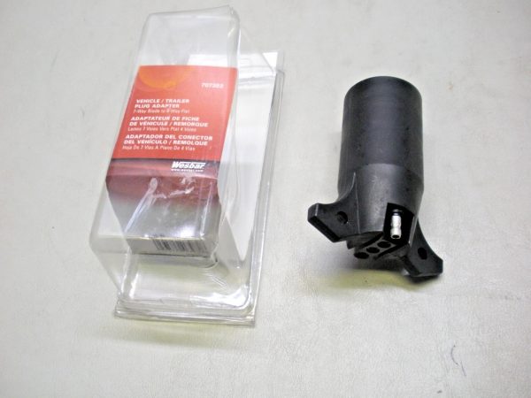 Wesbar Round 7 Blade to Flat 4 Trailer Wiring Adapter 707282
