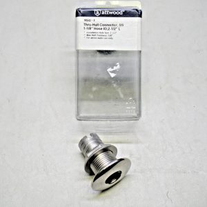 Attwood 1 1/8" Stainless Steel Thru Hull Connector 66543-3